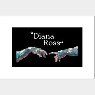 Diana Ross // Color Hand Posters and Art